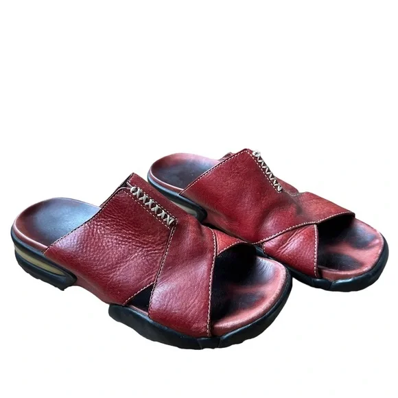 Cole Haan Shoes Cole Haan Womens Red Leather Upper Slip On